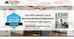 Desktop Screenshot of easthillcabinetry.com