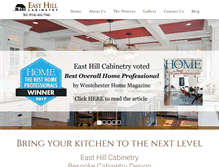 Tablet Screenshot of easthillcabinetry.com